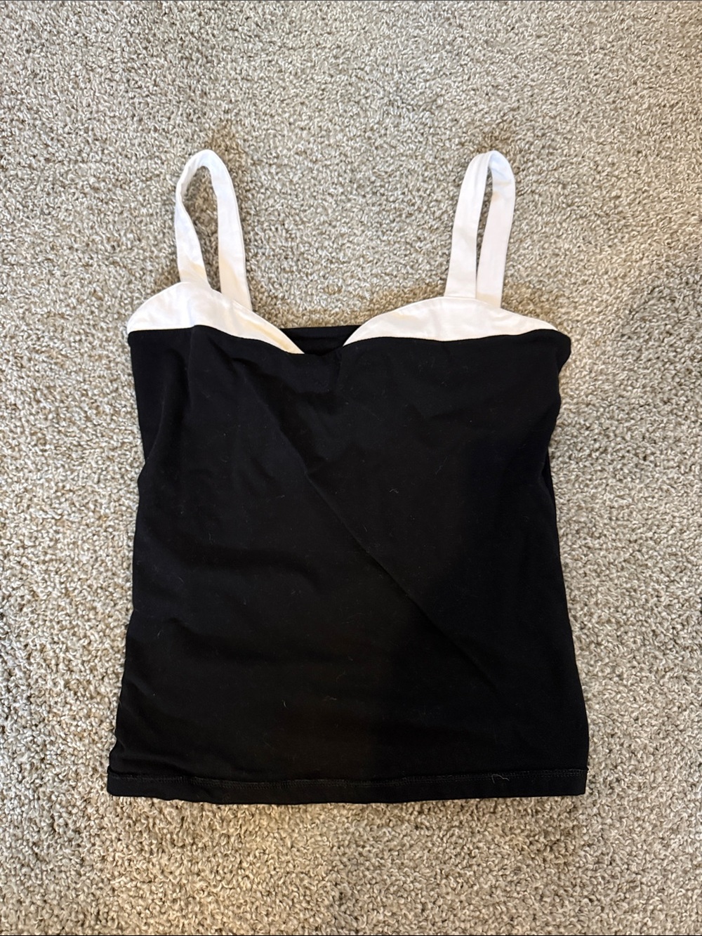 Women’s Black and White Tank Top